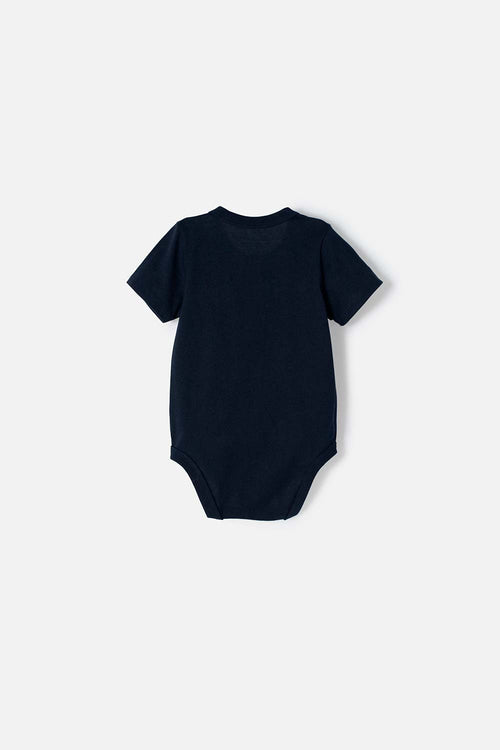BODY DE LA NASA AZUL MANGA CORTA PARA BEBÉ NIÑO