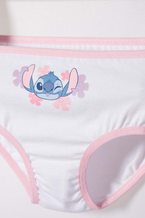 PACK X2 PANTIES DE STITCH ROSADO Y MORADO PARA NIÑA 2T A 5T