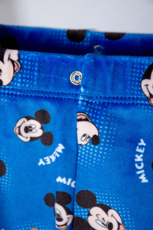 PIJAMA DE MICKEY MOUSE CON PANTALÓN LARGO MULTICOLOR PARA BEBE NIÑO
