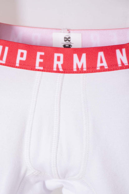 PACK X2 BOXER DE SUPERMAN AZUL Y BLANCO PARA NIÑO 2T A 5T