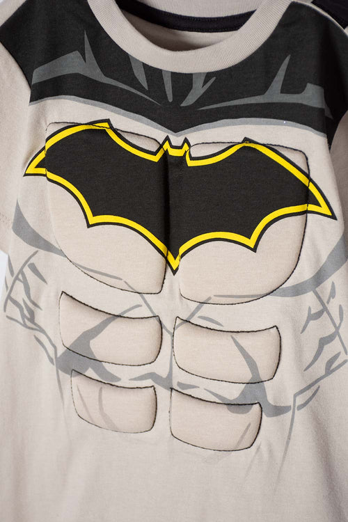POLERA DE BATMAN CON CAPA MULTICOLOR PARA 2T A 5T