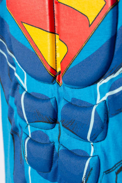 POLERA DE SUPERMAN CON CAPA MULTICOLOR PARA NIÑO 2T A 5T