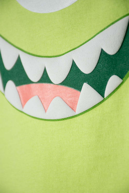 POLERA DE MONSTER UNIVERSITY MANGA CORTA VERDE PARA NIÑO 2T A 5T