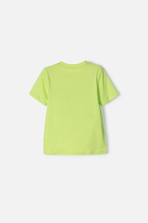 POLERA DE MONSTER UNIVERSITY MANGA CORTA VERDE PARA NIÑO 2T A 5T