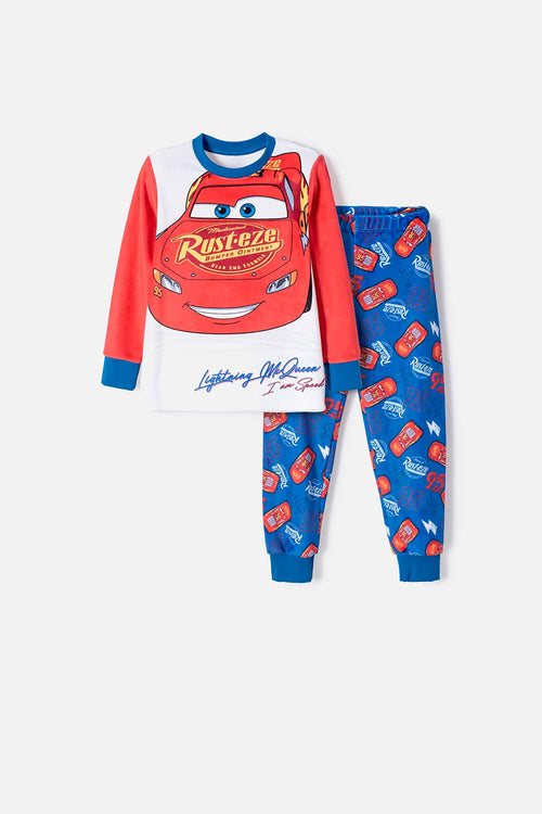 PIJAMA DE CARS CON PANTALÓN LARGO MULTICOLOR PARA NIÑO 2T A 5T