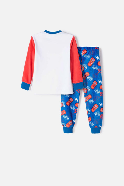 PIJAMA DE CARS CON PANTALÓN LARGO MULTICOLOR PARA NIÑO 2T A 5T
