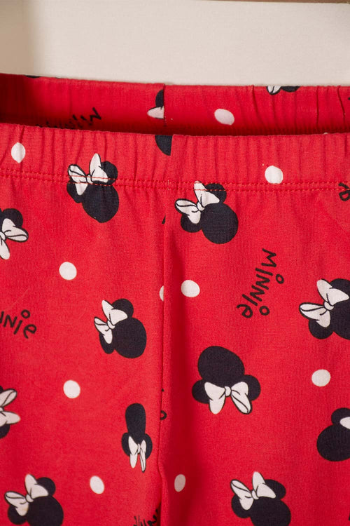 PIJAMA DE MINNIE MOUSE MULTICOLOR PARA NIÑA 2T A 5T