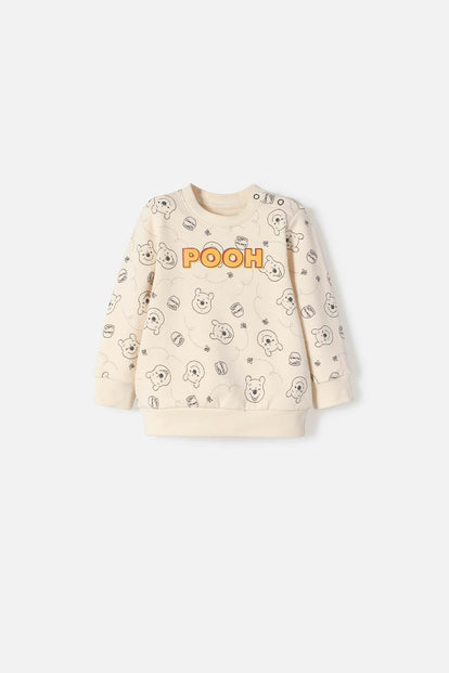 POLERON DE WINNIE THE POOH CERRADO MULTICOLOR PARA BEBÉ NIÑO