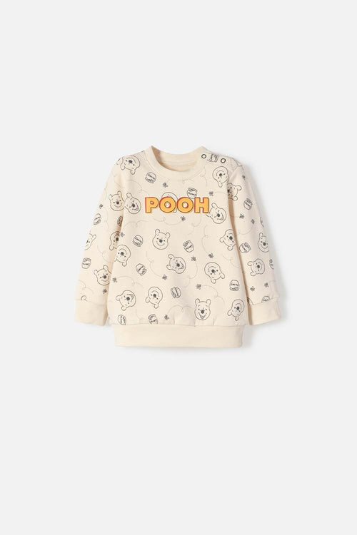 POLERON DE WINNIE THE POOH CERRADO MULTICOLOR PARA BEBÉ NIÑO