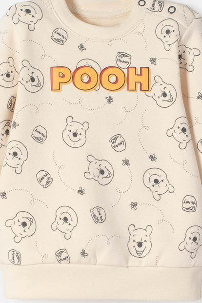 POLERON DE WINNIE THE POOH CERRADO MULTICOLOR PARA BEBÉ NIÑO