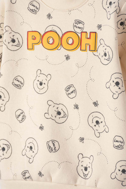 POLERON DE WINNIE THE POOH CERRADO MULTICOLOR PARA BEBÉ NIÑO