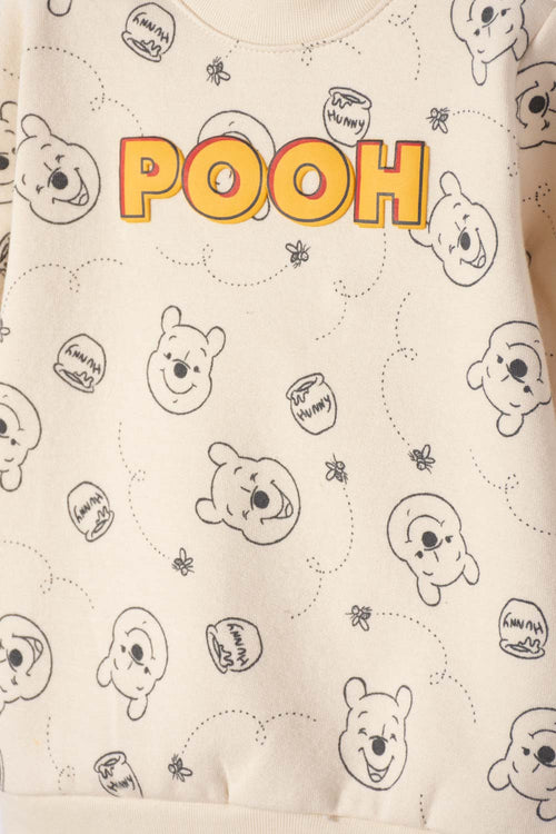 POLERON DE WINNIE THE POOH CERRADO MULTICOLOR PARA BEBÉ NIÑO