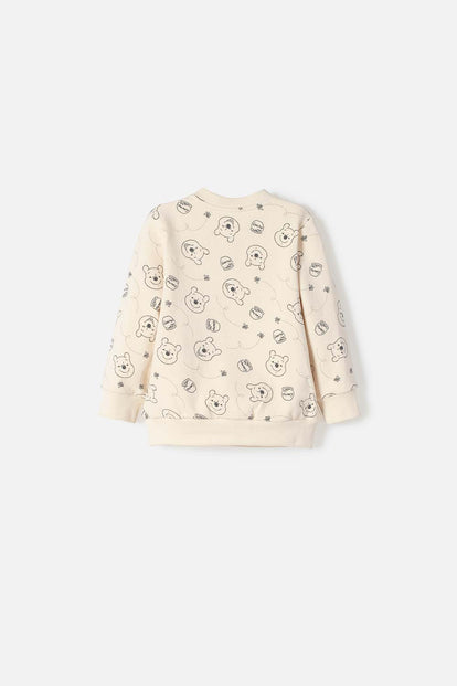 POLERON DE WINNIE THE POOH CERRADO MULTICOLOR PARA BEBÉ NIÑO