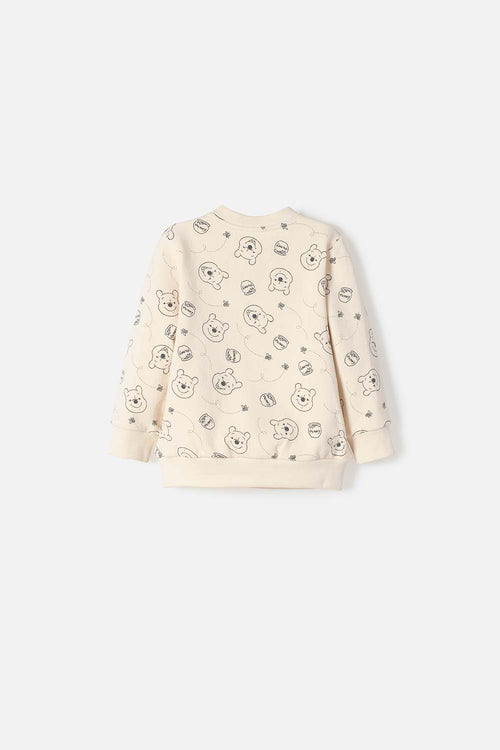 POLERON DE WINNIE THE POOH CERRADO MULTICOLOR PARA BEBÉ NIÑO