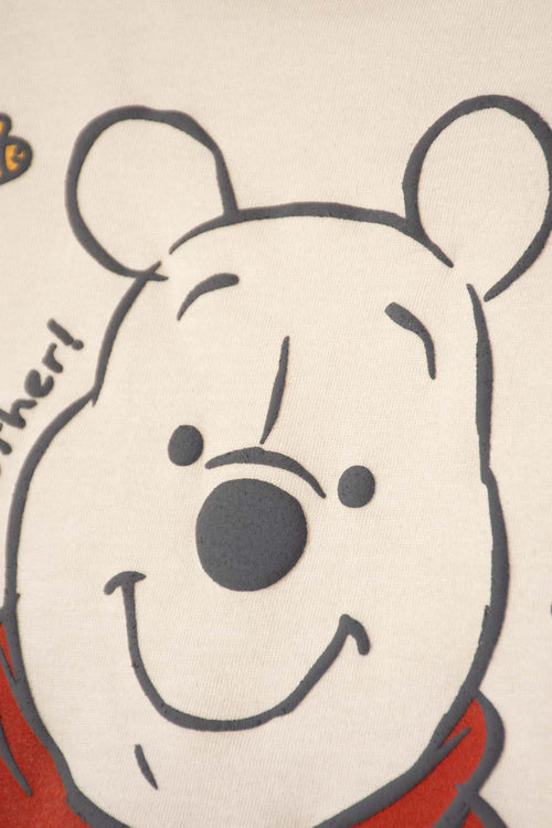 CONJUNTO WINNIE THE POOH CAQUI Y GRIS PARA BEBÉ NIÑO