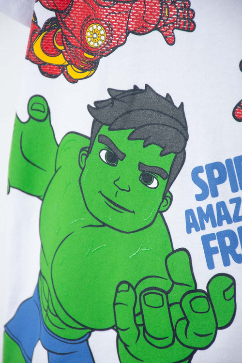 POLERA DE SPIDEY AND HIS AMAZING FRIENDS BLANCO PARA NIÑO 2T A 6T