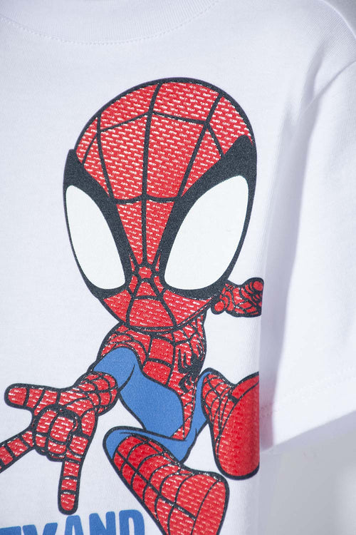 POLERA DE SPIDEY AND HIS AMAZING FRIENDS BLANCO PARA NIÑO 2T A 6T