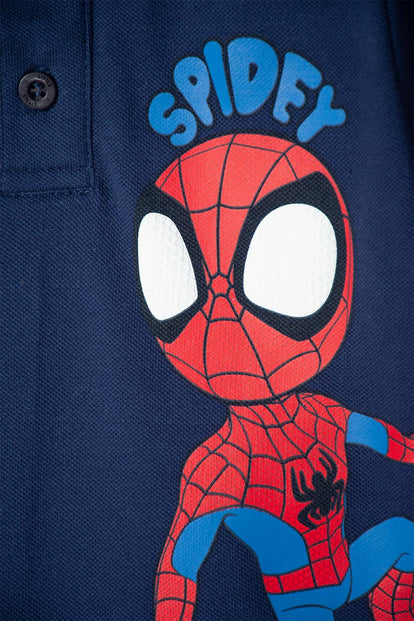 POLERA TIPO POLO DE SPIDEY AND HIS AMAZING FRIENDS PARA NIÑO 2T A 6T