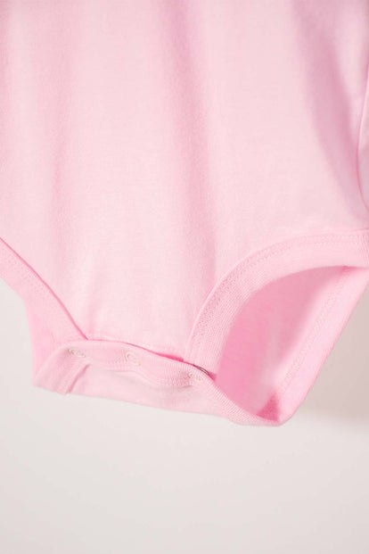 VESTIDO DE LA GATA MARIE CON BODY ROSADO PARA BEBÉ NIÑA