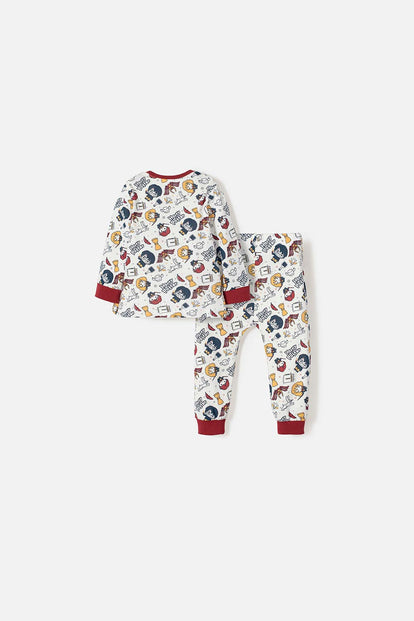 PIJAMA DE HARRY POTTER MANGA LARGA MULTICOLOR PARA BEBÉ NIÑO